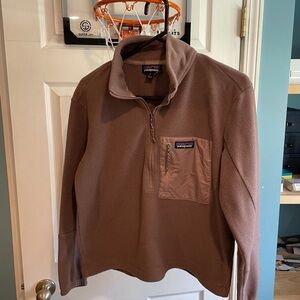 Patagonia Brown Quarter-Zip Sweatshirt